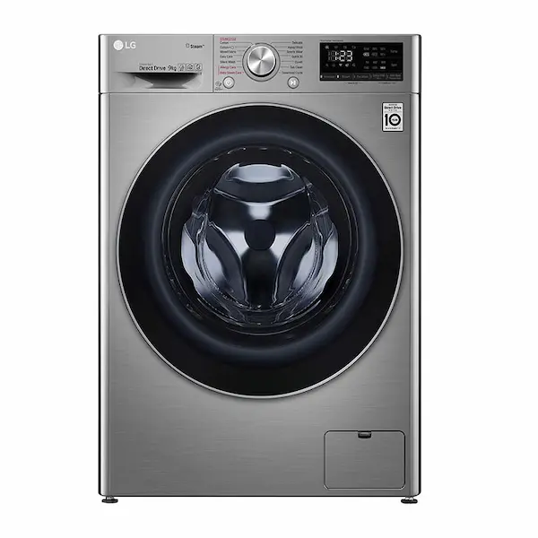 قیمت ماشین لباسشویی 9 کیلو بخارشور دار ال جی V5