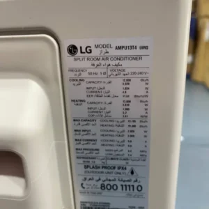 کولر گازی 13000 دوال اینورتر T4 ال جی مدل AMPU13T4