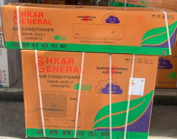 خرید کولر گازی جنرال شکار 30000 مدل ZZ از بانه